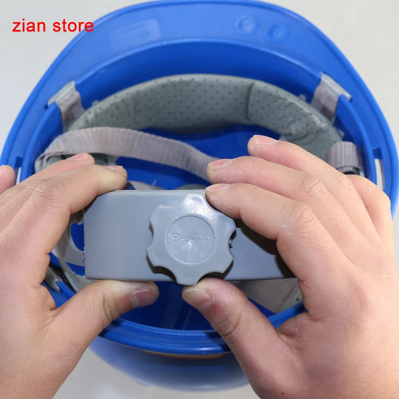 Полиэтиленовый защитный шлем для рабочего места классический V-образный