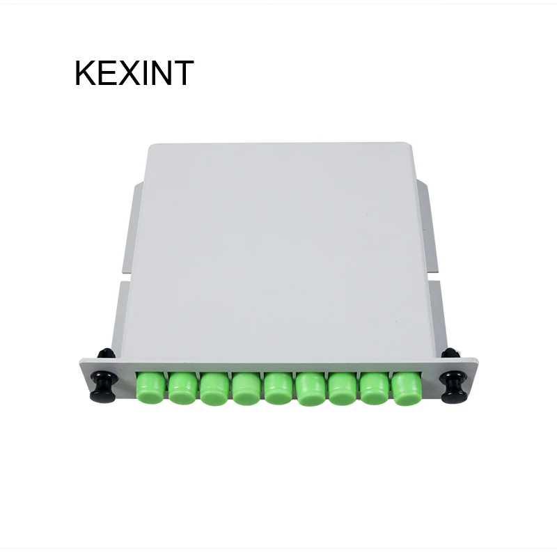 KEXINT волоконно оптический разветвитель PLC 1*8 вставка/LGX/тип кассеты FC/APC 1 5 M / 10