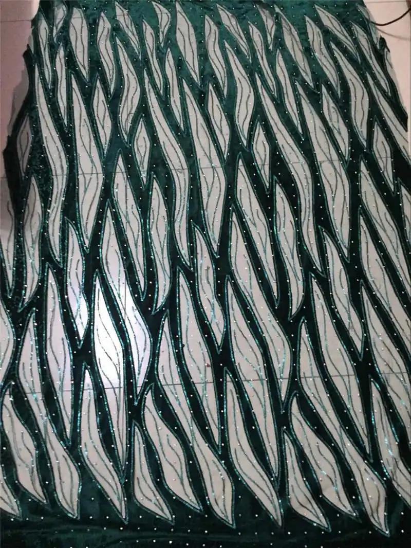 Французского кружева Лидер продаж Высокое качество Африканский бархат