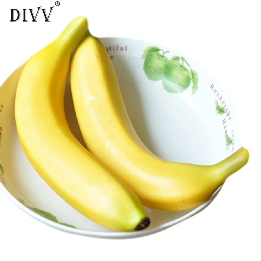 2017 домашняя горячая Распродажа Быстрая доставка искусственный банан бананы