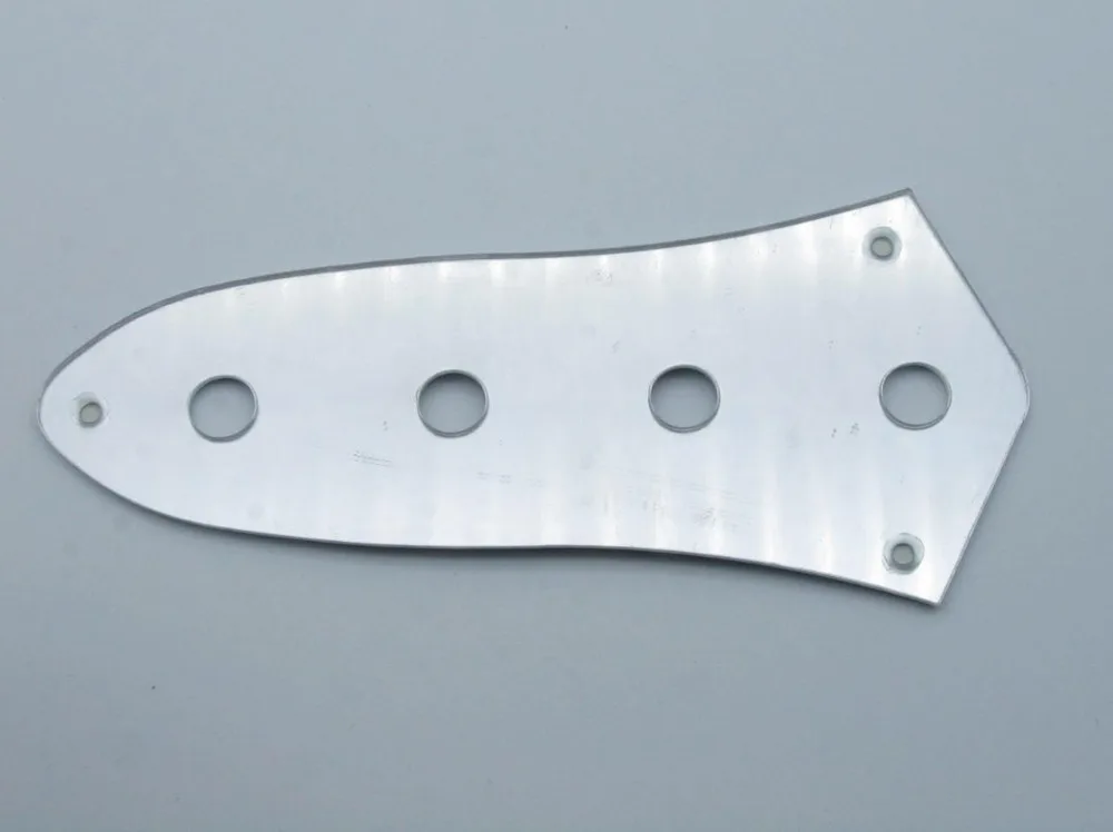 KAISH серебряное зеркало электрический пластик Джаз J бас контрольная пластина