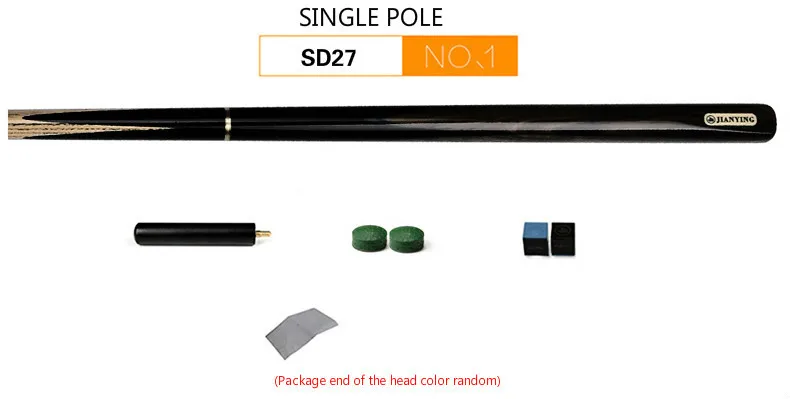 Jianying Бильярдный клуб биллард Accesoires10MMbc черный 8 Британский SnookerPool Cue черный октавы одной рукой стержень SD27