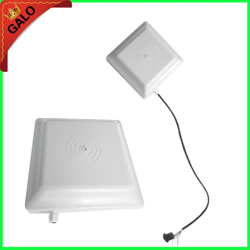 UHF RFID считыватель карт 6 м длинный диапазон 8dbi антенна RS232/RS485/Wiegand системы