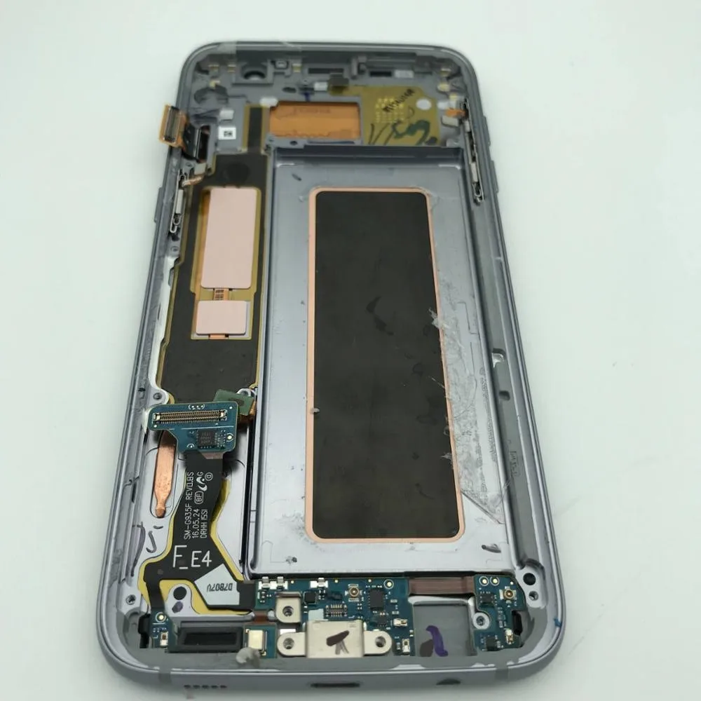 Для телефона Galaxy S7 edge G935/s8 G950/s8 plus G955/s9/s9 plus/note 8 ЖК-дисплей дигитайзер экран со средней рамкой протестирован