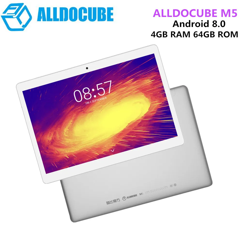Планшет ALLDOCUBE M5 4G с функцией телефонных звонков 10 1 ''Android 8 0 MTK X20 Deca Core 4GB 64GB Dual WiFi