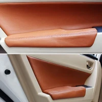bbqfuka auto accessories interior door panel armrest handle leather protector sticker fit car styling for corolla