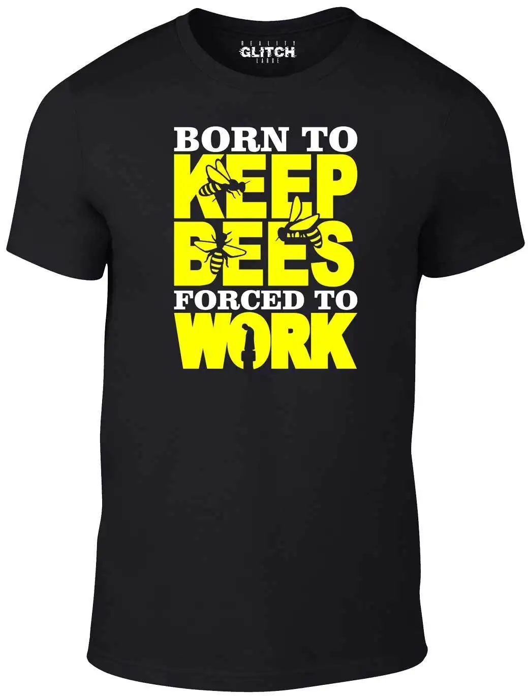 Мужская футболка Born to Keep Bees Work забавный подарок пчеловодческий мед UK Harajuku топы