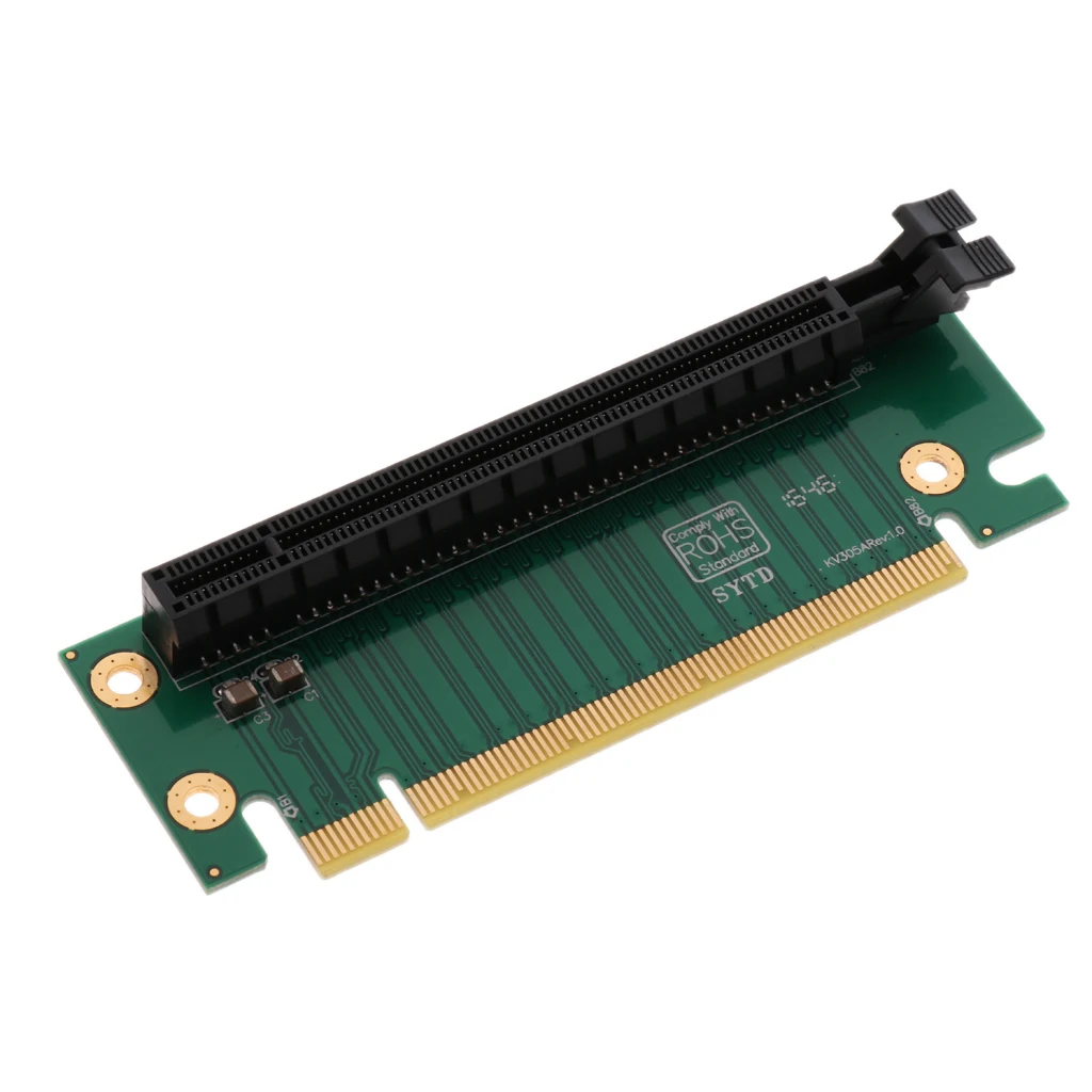 Переходная карта Dovewill PCI Express 16x 90 прямоугольный адаптер 4 см для шасси 2U|Платы