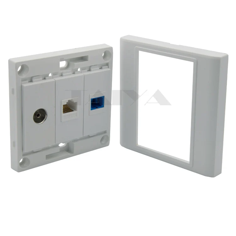 SC fiber RJ45 и TV настенная пластина поддержка DIY пластина|tv wall plate|wall platerj45 and tv |