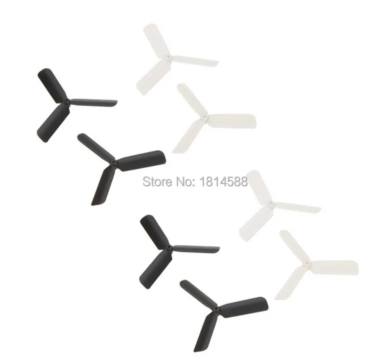 4 Pairs Upgrade Version 3-Blade CW/CCW Propeller for Hubsan X4 H107/H107C/H107L/H107D H108 H108C YD918 JXD385 RC Quadcopter Part | Игрушки и