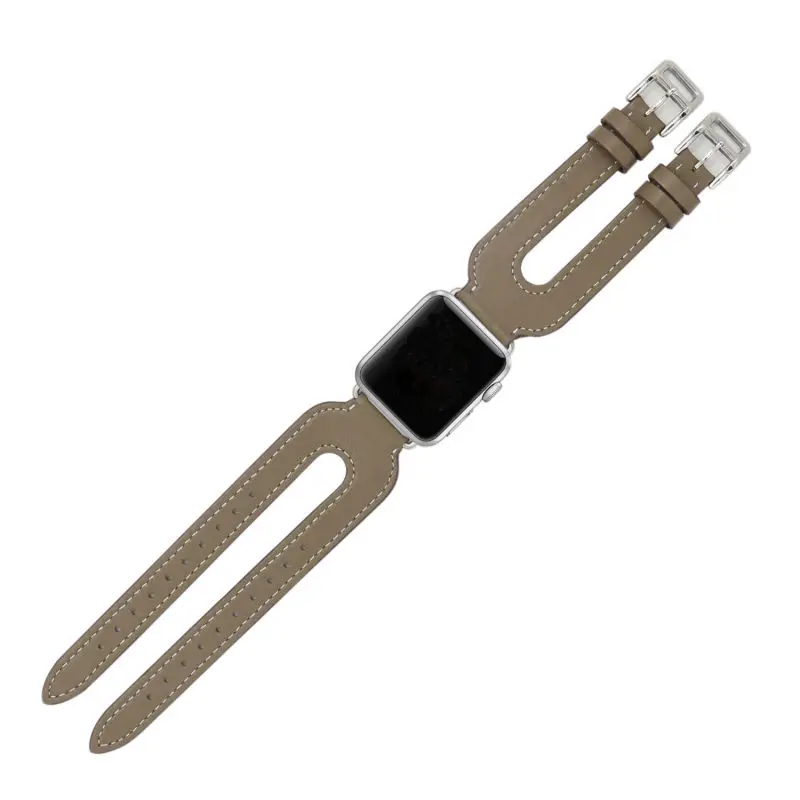 Двойной кожаный ремешок для часов из натуральной кожи Apple Watch 42 мм 38 серия 3/2/1|strap for