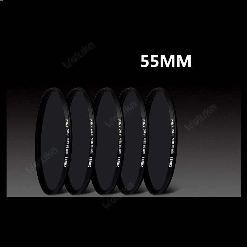 55 мм инфракрасный фильтр набор фильтров для фотокамеры ИК-фильтр чехол объектив