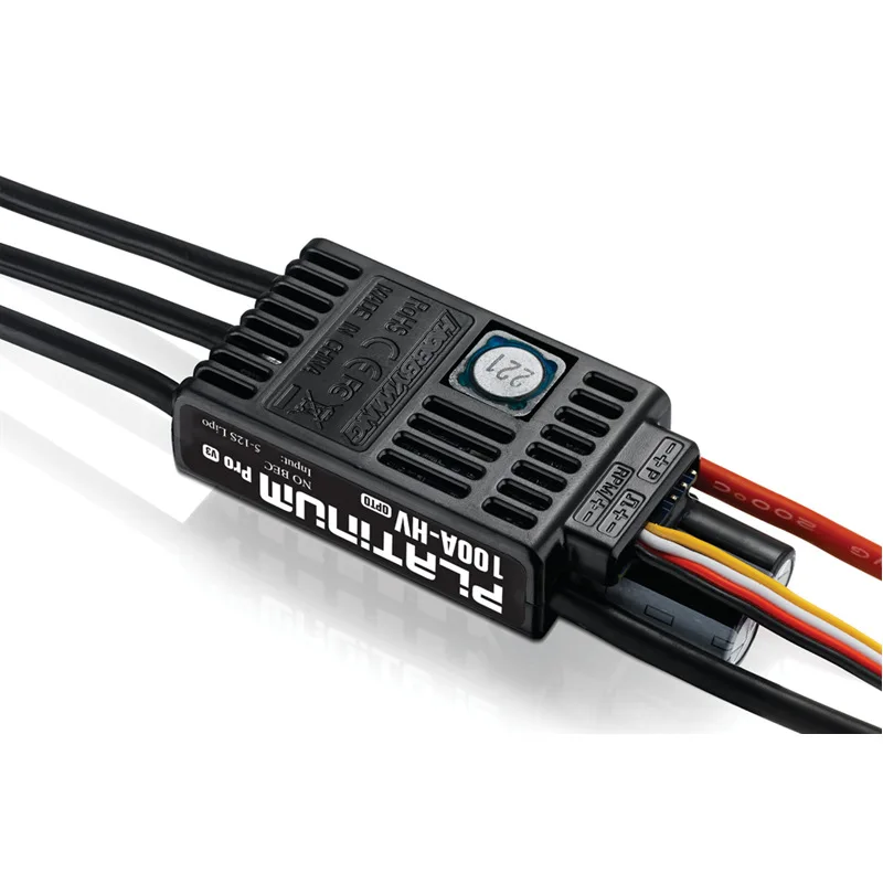 Щеточный электронный регулятор скорости Hobbywing Platinum HV 100A OPTO V3 30203600 Квадрокоптер BL