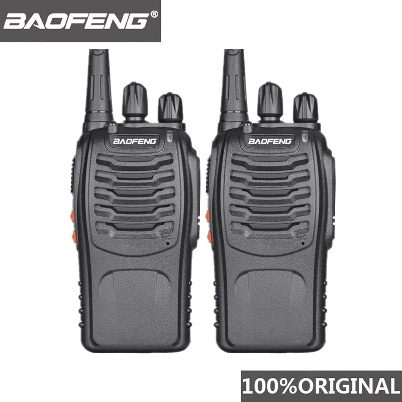 2 шт. 100% оригинальная портативная рация Baofeng радио коммуникатор для отеля