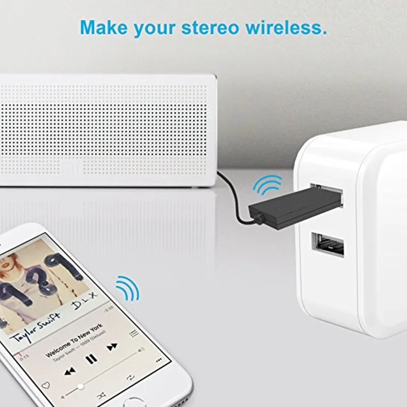 Ihens5 U2 Мини Bluetooth приемник беспроводной музыкальный адаптер с микрофоном 3 5 мм AUX