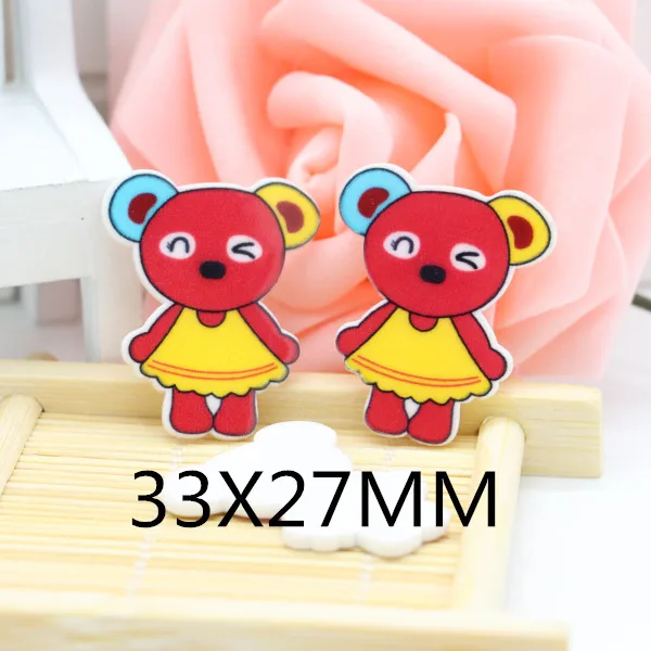 Free shipping 25pcs/lot 34*24MM cartoon character planar resin BIHAIYUAN | Дом и сад