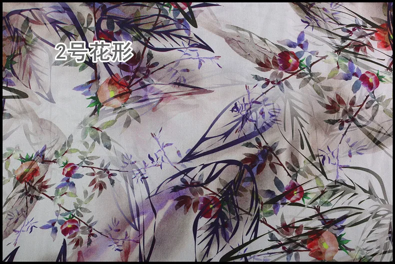 Пять звезд, Корейская атласная Хлопковая пижама, одежда, ткань, вискоза, с принтом, крученая вискозная ткань для одежды, платья