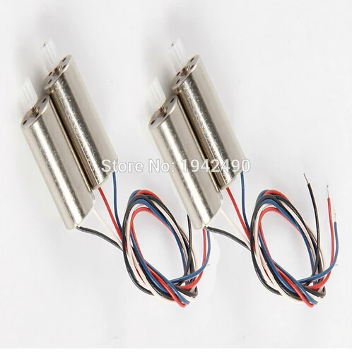 

4PCS JXD 509W 509G 509V 510G 510W 510V Spare Part Motor Engine A B Motors for RC Quadcopter Helicopter Drone Spare Parts