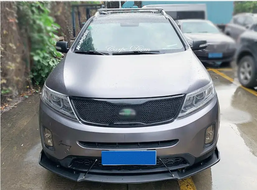 ABS краска автомобиля передний бампер спойлер, авто бампер диффузор Крышка для KIA Sorento 2011 2012 2013