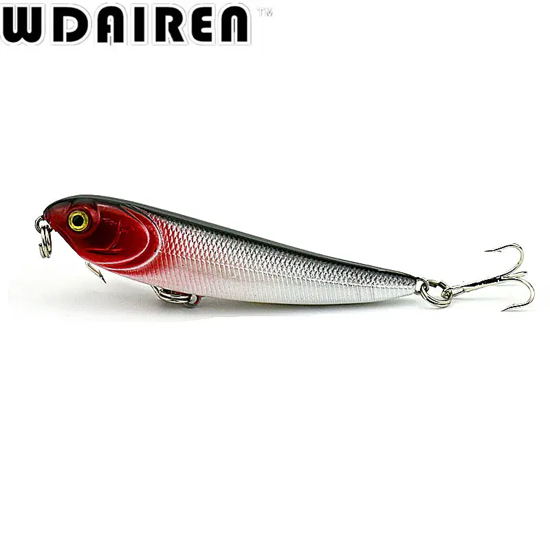 1 шт. 13 5 г 10 см Topwater плавающий карандаш Кривошип рыболовные приманки приманка