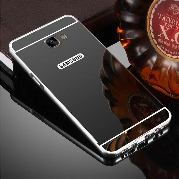 Роскошный зеркальный металлический чехол для телефона Samsung Galaxy A320 A5 A520 A520F A7 A720 2017