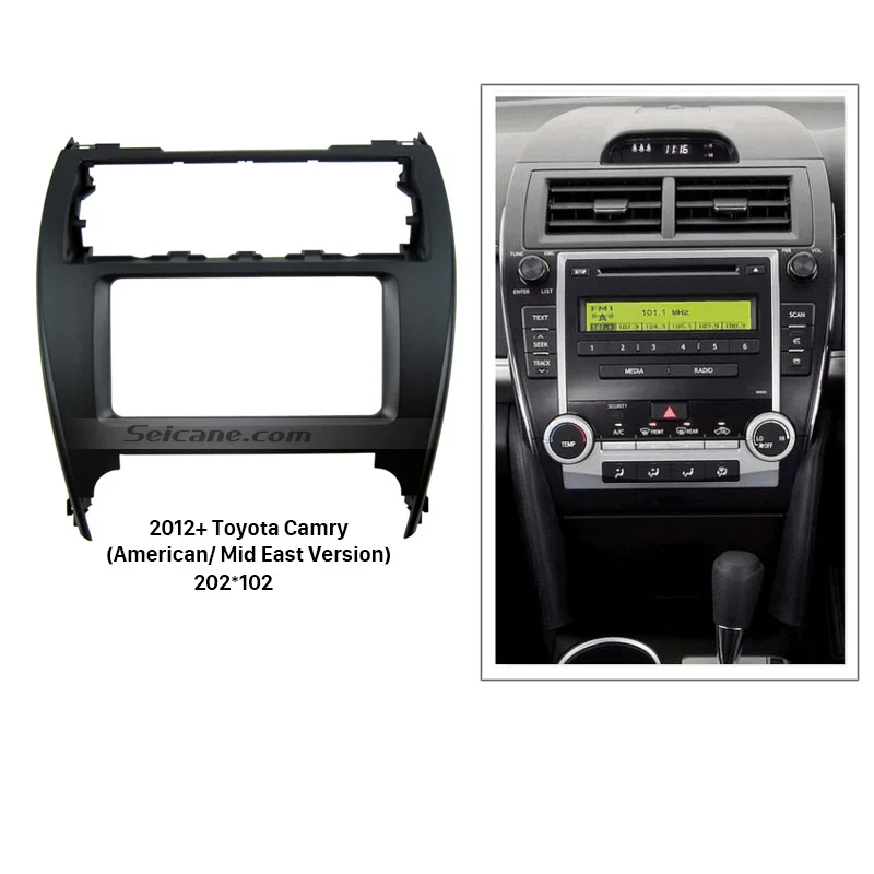 Seicane Модный 2 Din автомобильный радиоприемник Fascia Для 2012 + Toyota Camry Американская