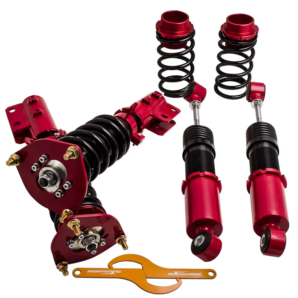 Красный Coilovers Shock Kit для Hyundai Veloster 12 16 1.6L Adj. Высота катушки Пружинные амортизаторы