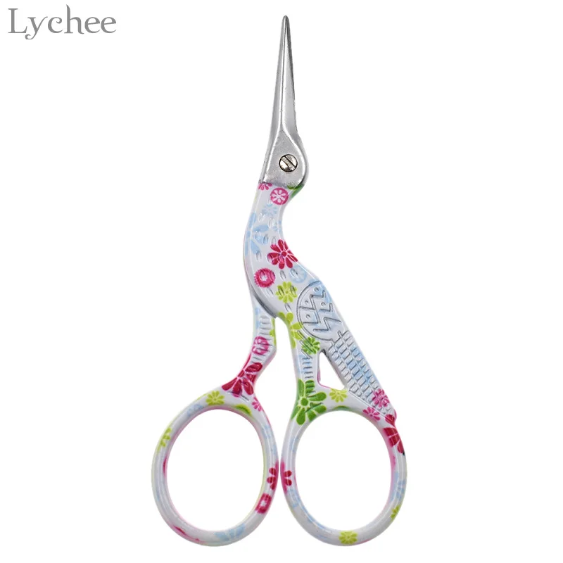 Lychee Life ножницы для шитья с цветочным рисунком швейных изделий ручной работы|scissors