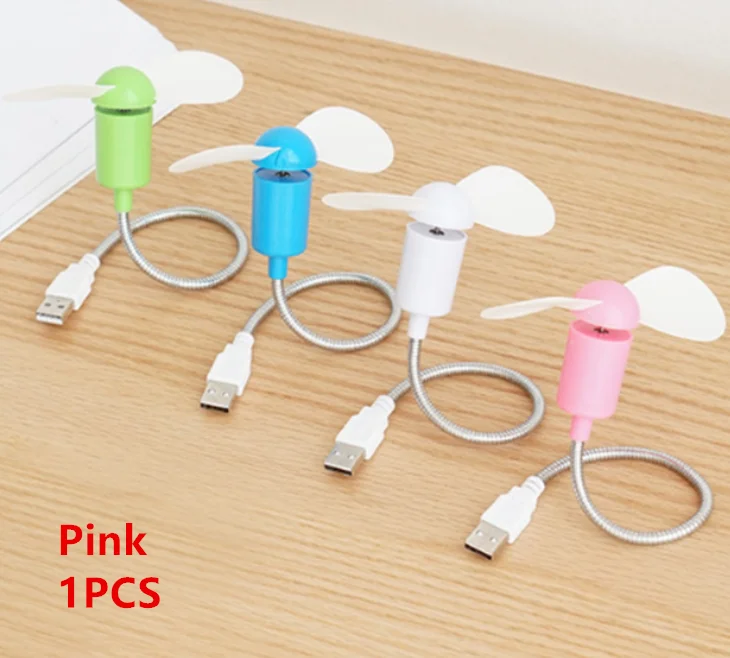 B USB безопасный низкомощный энергосберегающий гибкий мини USB вентилятор охлаждения для ноутбука компьютера USB вентилятор для гаджетов - Цвет: B
