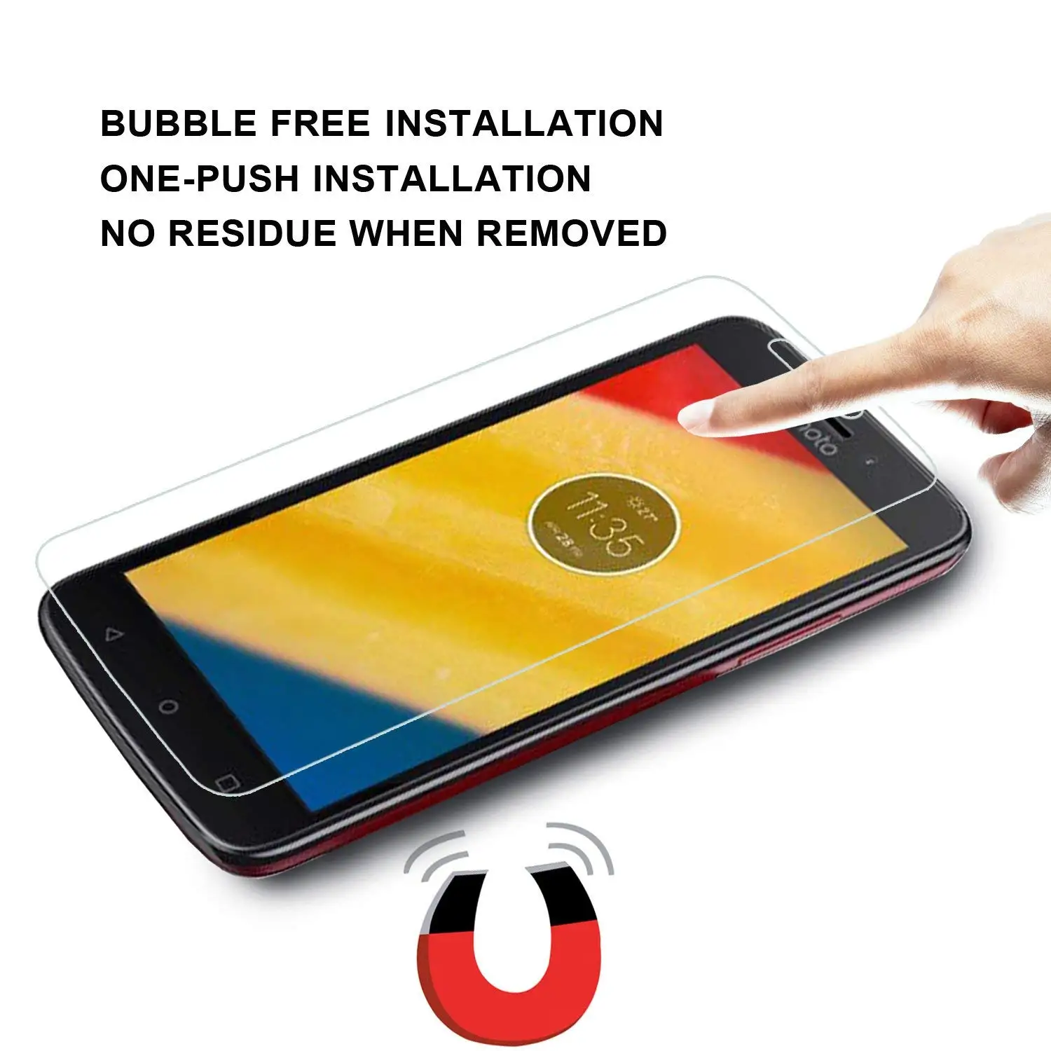 Высококачественное закаленное стекло для Motorola Moto C Plus, защитная пленка 2.5D 9 H, закаленное защитное стекло для Moto C, передняя крышка