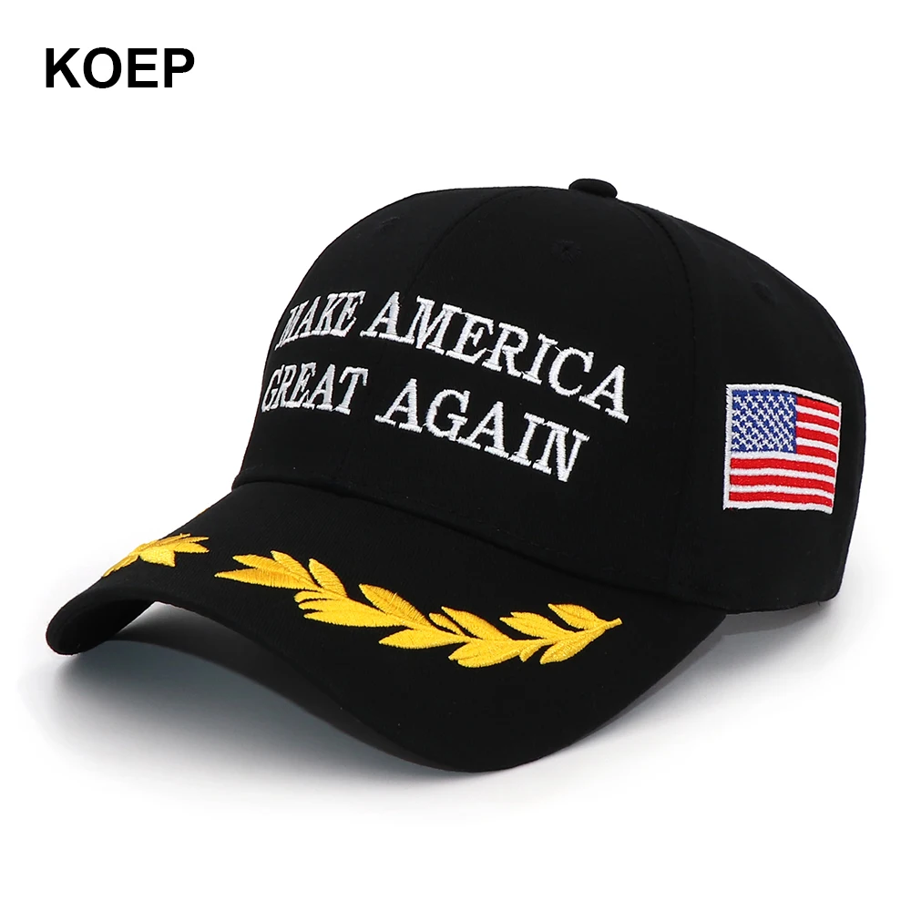 Donald Trump 2020 Cap USA Flag Baseball Caps Make America Great Again Snapback President Hat Embroidery Wholesale | Аксессуары для