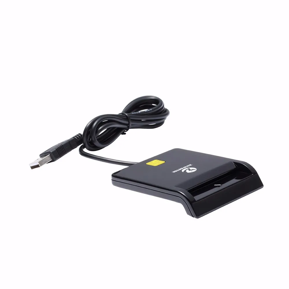 40 шт. Zoweetek 12026-1 USB считыватель смарт-карт DOD военный общий доступ CAC для sim-карты ATM IC