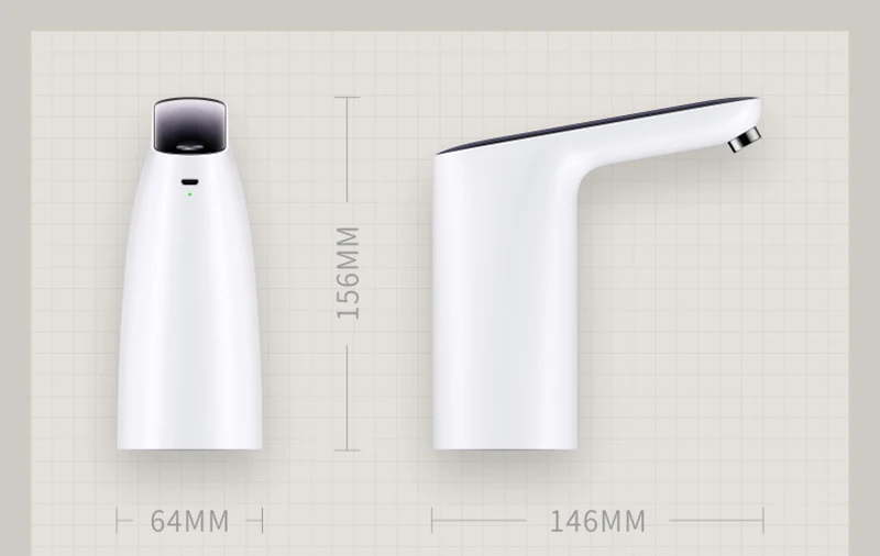 Kbxstart мини электрический USB диспенсер для воды, насос, машина, подставка, умный сенсорный диспенсер для напитков, кран для галлонов, бутылки для воды