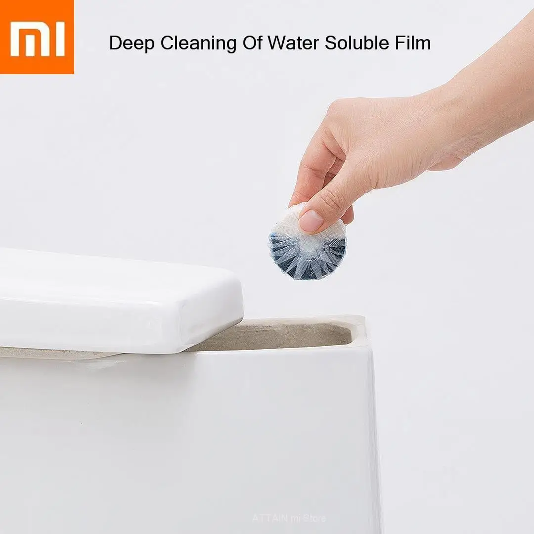 Xiaomi mijia xiomi очистка водорастворимой пленки независимый Анионный активный фактор в двухэффектной упаковке уборочной комнаты