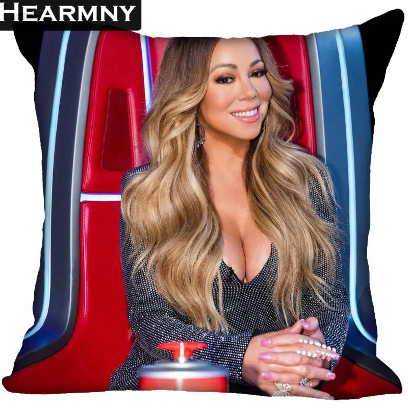 Новое поступление, наволочка для подушки Mariah Carey, спальни для дома или офиса, декоративные наволочки, квадратная Подушка на молнии, чехлы из сатина, мягкие, не выцветают - Цвет: 1