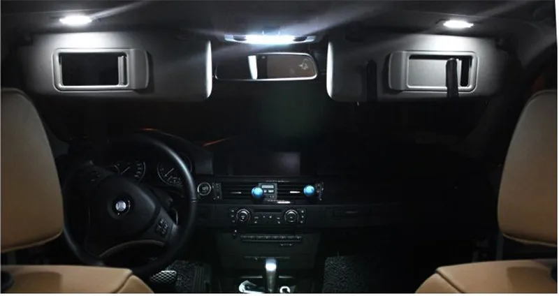 

22 pcs For BMW X5 E53 2000 - 2006 white LED Light Dome Map Mirror Trunk License Plate Reading Lamp Interior Kit Package