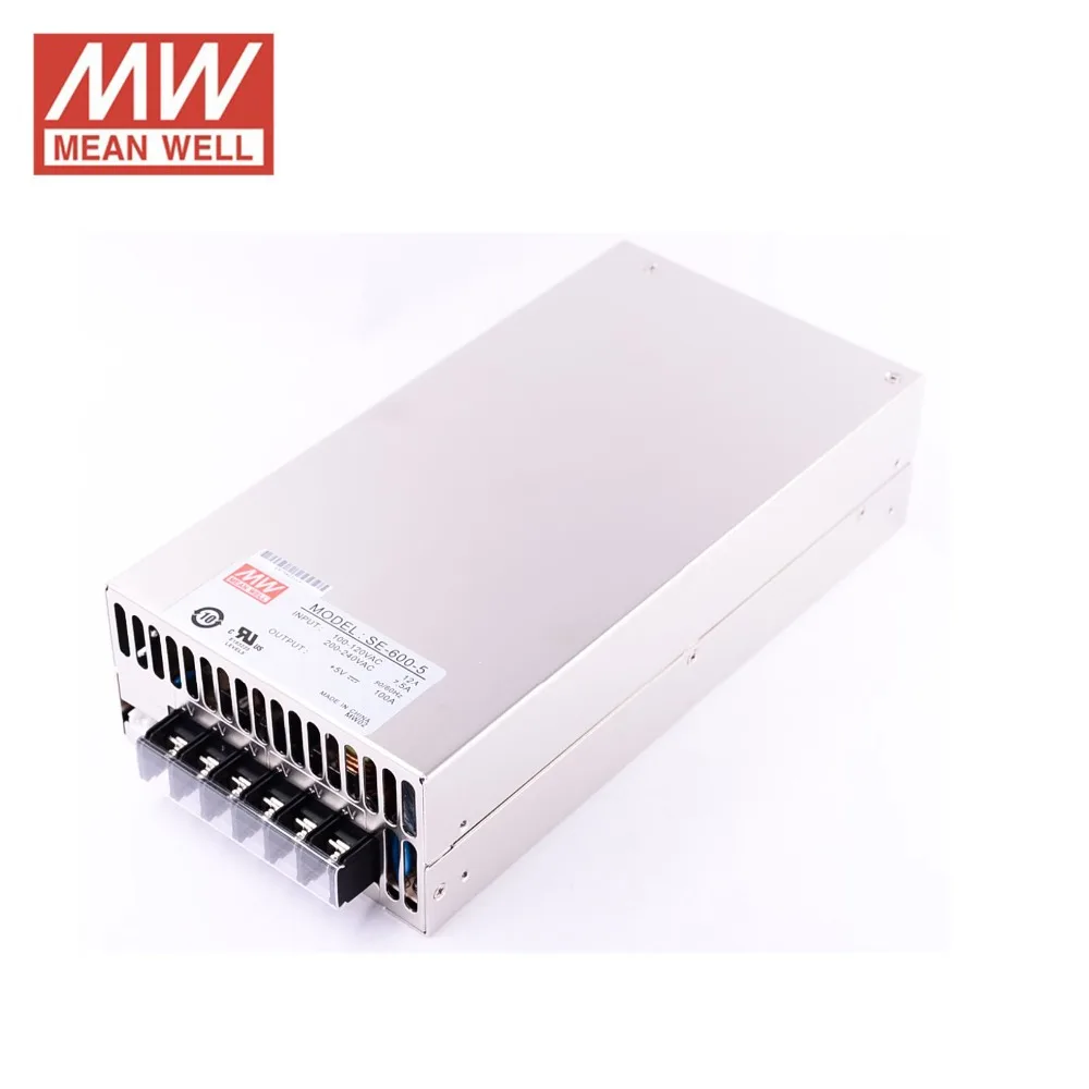 блок питания лабораторный Оригинал MEAN WELL SE 600 5 Вт 100A В Meanwell Импульсный Источник