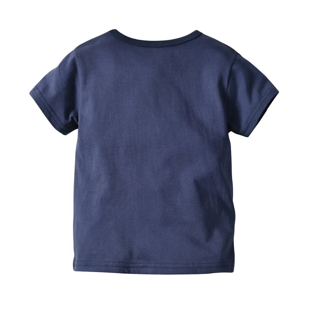 Летний комплект одежды из 2 предметов для маленьких мальчиков футболка с