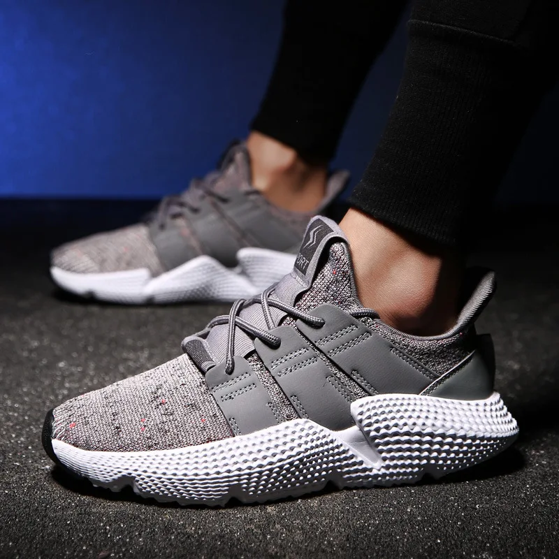 Мужская повседневная обувь сезон осень-лето 2019 дышащие брендовые кроссовки из