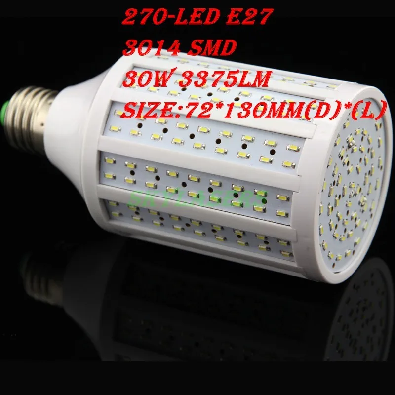 10 12 15 25 30 40 Вт SMD 3014 E26 E27 B22 E14 мозоли сид лампочки 96/114/140/216/270/420 шт. СВЕТОДИОДНЫЕ