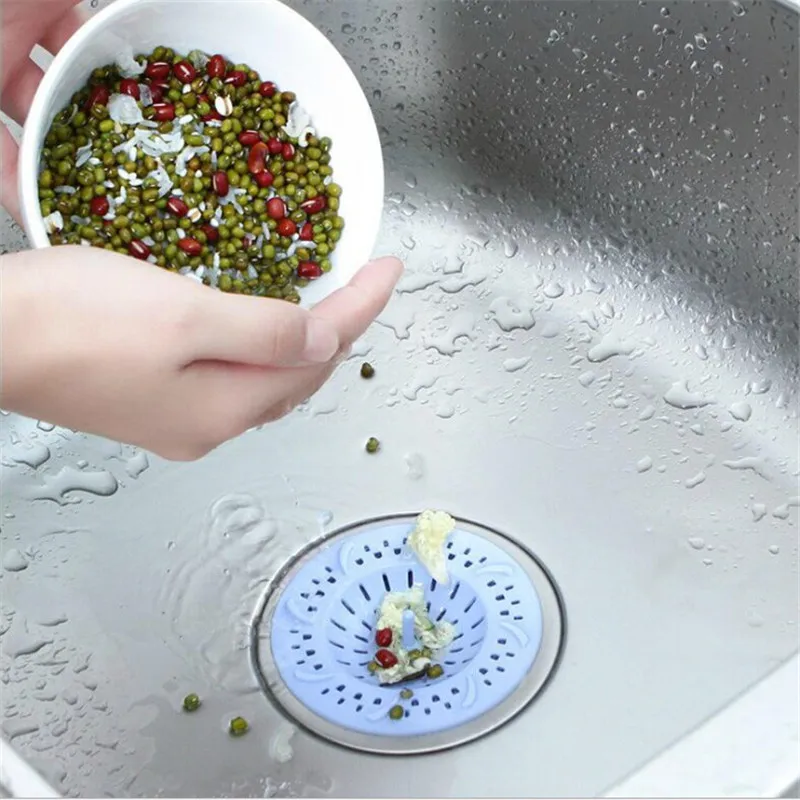 

Plastic Kitchen Sink Strainer Bathroom Shower Drain Sink Drains Cover sink colander Sewer Hair strainer Bathroom Accessories