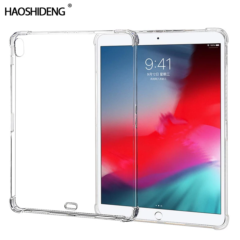 Чехол для Apple iPad Pro 11 и 12 9 2018 ТПУ Силиконовый противоударный прозрачный мягкий