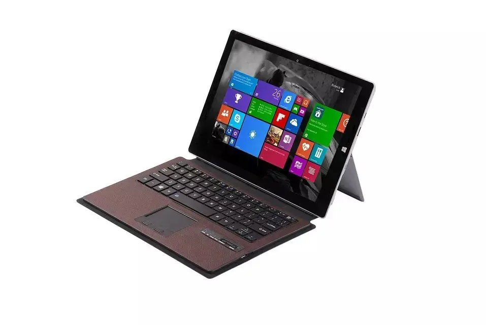 Беспроводной Bluetooth клавиатура чехол с сенсорной панелью для microsoft Surface Pro 3 12 2