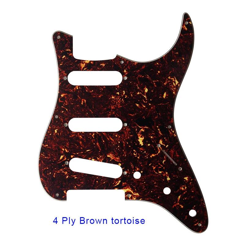 Pleroo деталь гитары Pickguard для крыла 8 винтовых отверстий 57' Stratocaster стандарт SSS St