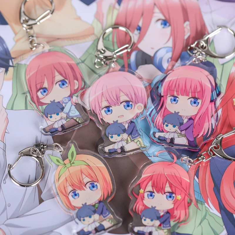 Брелок для ключей с подвесками в виде аниме Go touбулл no Hanayome The quintessence Quintuplets Nakano Miku
