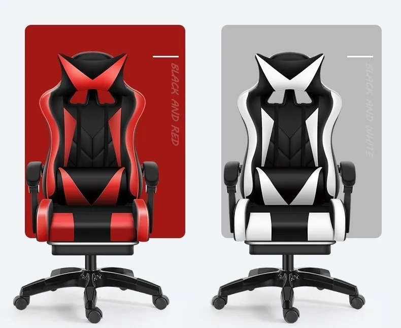 Высокое качество Esports Poltrona Boss Silla геймер офисное игровое кресло может лежать массаж Синтетическая кожа с подставкой для ног Эргономика