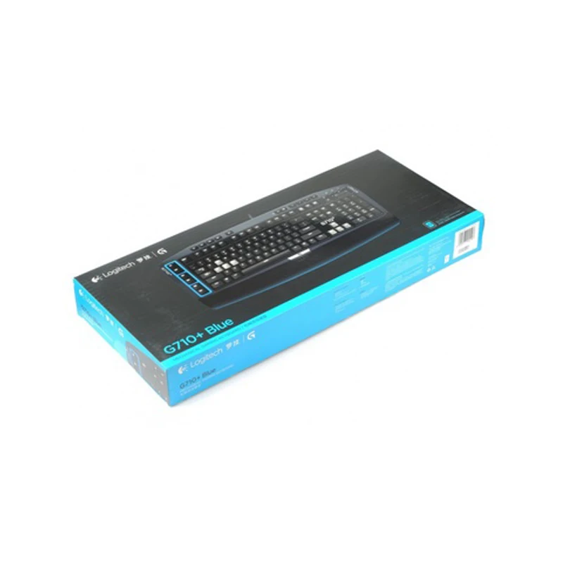 Logitech G710 + синяя Проводная игровая механическая клавиатура со светодиодной