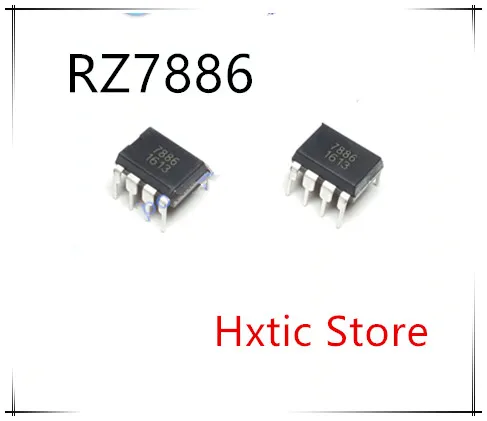 Новинка 10 шт./лот RZ7886 7886 DIP-8 IC | Электроника