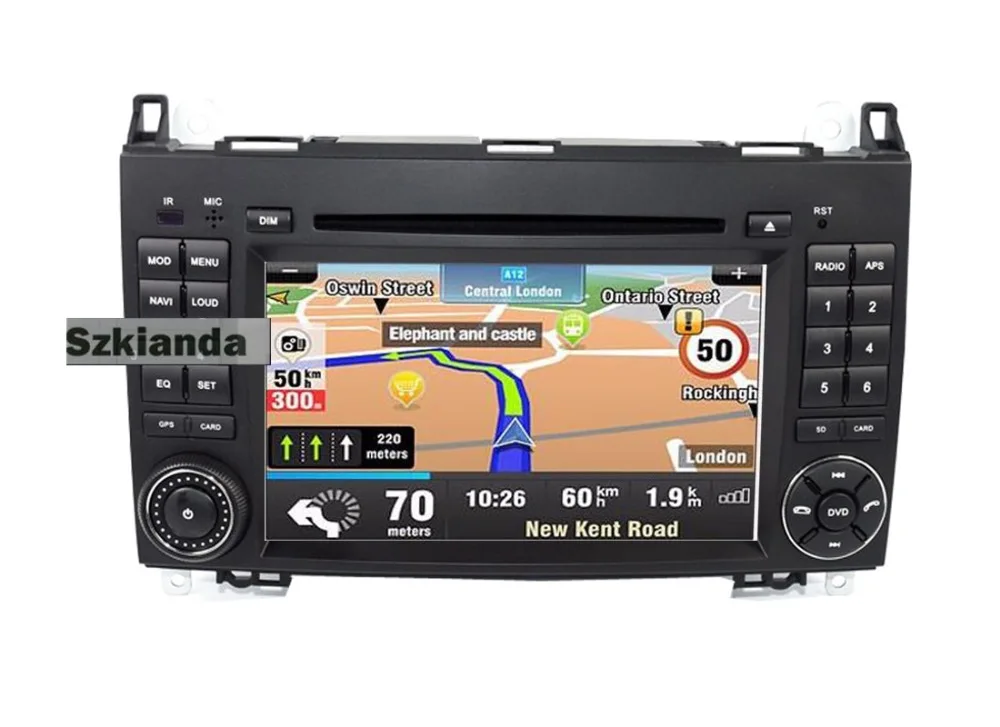 7 дюймовый HD Android 1 автомобильный DVD плеер для Mercedes benz B200 W169 A160 Viano Vito GPS NAVI радио BT