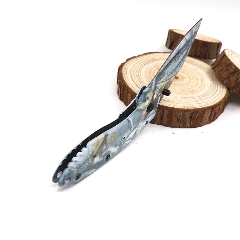 Тактический нож для выживания складной карманный универсальный с лезвием из